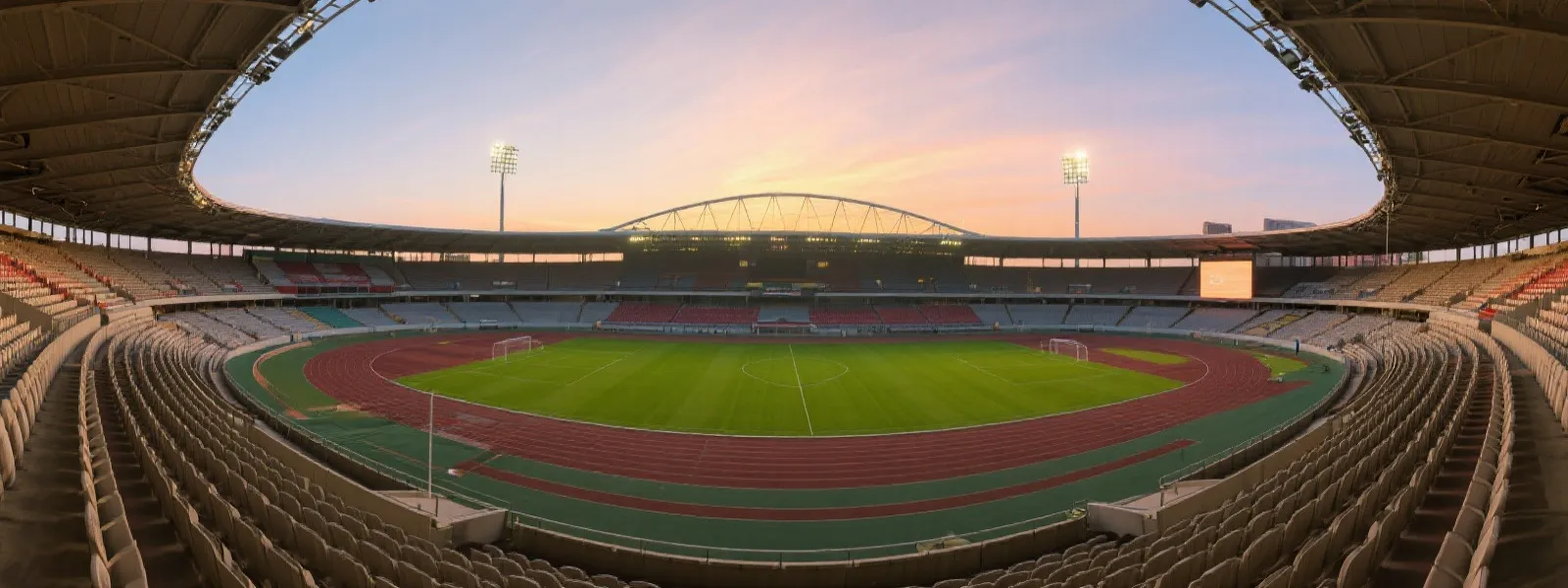 体育赛场全景图